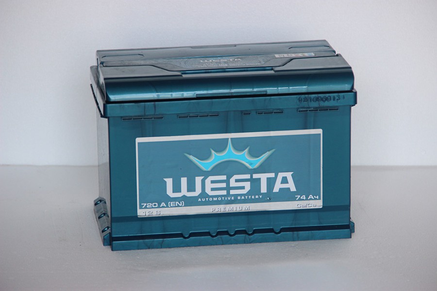 Аккумулятор Westa 74 L+ R+ 760 (EN)