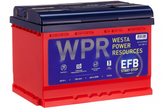 Аккумулятор WPR Premium EFB 65 a/h 660A R+