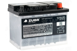 Аккумулятор Zubr Original 66 A/h 660А R+