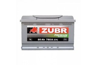 Аккумулятор Zubr Premium 80 A/h 780А R+