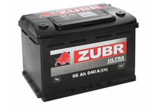 Аккумулятор Zubr Ultra 66 A/h 640А R+