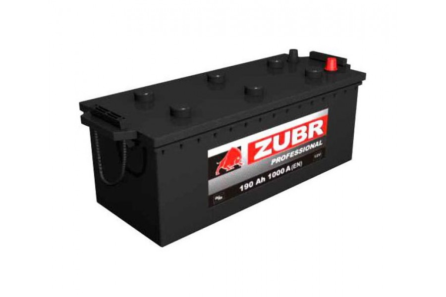 Аккумулятор ZUBR Professional МАЗ под болт 190 A/h 1150А R+