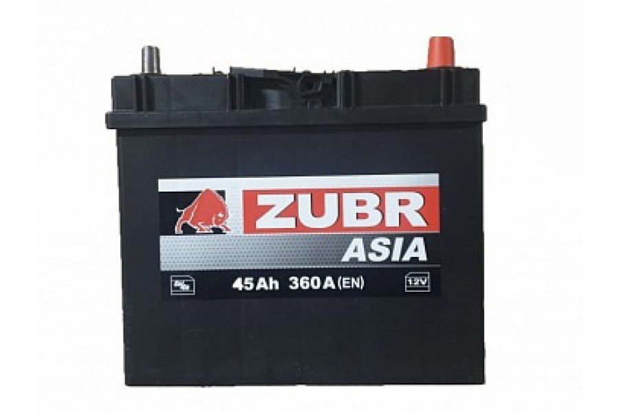 Аккумулятор Zubr Ultra ASIA 45 A/h 360А R+