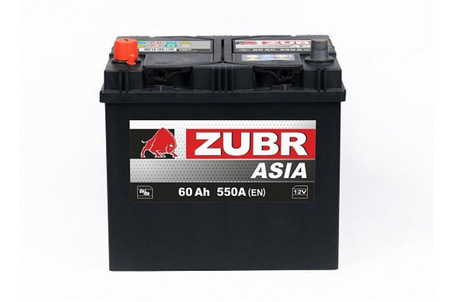 Аккумулятор Zubr Ultra ASIA 60 A/h 550А L+