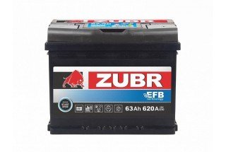 Аккумулятор Zubr EFB 63 A/h 620А R+