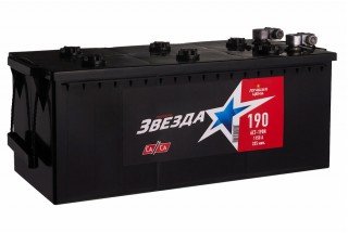 Аккумулятор Звезда 190 a/h 1150A (EN) L+R+