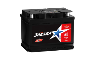 Аккумулятор Звезда 60 a/h 460 A (EN) R+