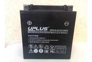 Аккумулятор UPLUS Super Star GEL HPG16-4 (YTX16BS 514901) (12 V 14 Ah L+)