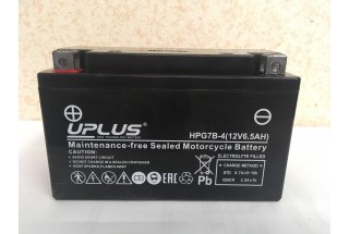 Аккумулятор UPLUS Nano Gel HPG7B-4 (YT 7B- BS 507901) 6.5 A/h L+