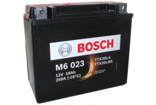 Аккумулятор Bosch M6 023 518 901 026 (18 A/H), 250A, YTX20L-BS / YTX20L-4
