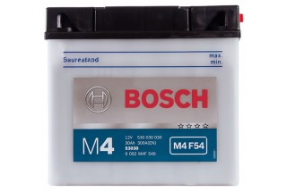 Аккумулятор Bosch M4 F54 530 030 030 (30 A/H) 180A R+