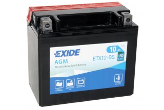 Аккумулятор Exide ETX12-BS (10 A/h), 150А R+
