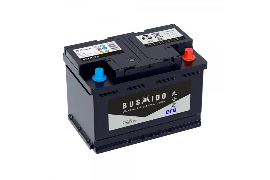 Аккумулятор BUSHIDO EFB 75 800 en