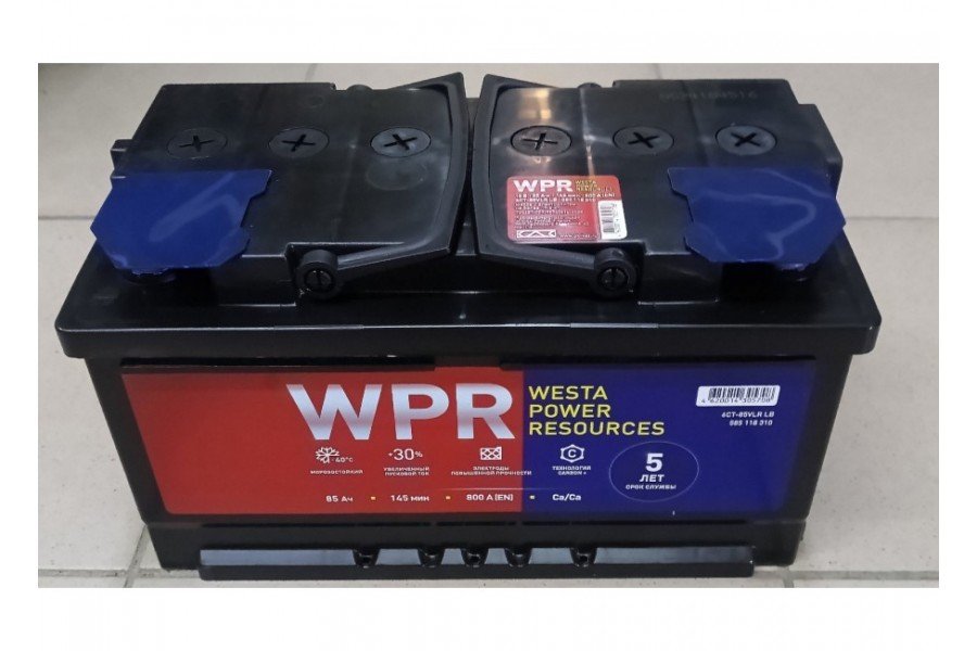 Аккумулятор WPR Premium 85 a/h 800А R+ Аккумулятор WPR Premium 85 a/h 800А R+