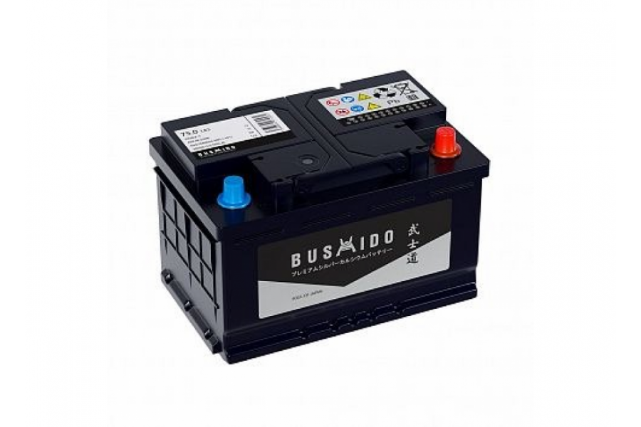 Аккумулятор Bushido 75 a/h 700А Аккумулятор Bushido 75 a/h 700А