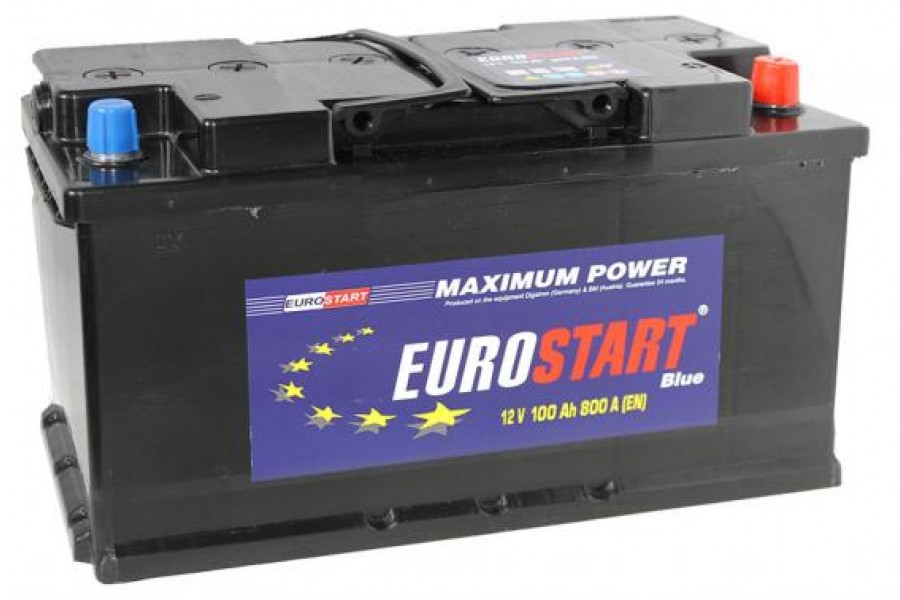 Аккумулятор Eurostart Blue 100 A/h 800А L+